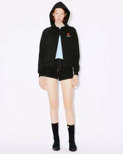 New Sudadera con capucha y bordado 'Boke Flower Crest' Mujer Sudaderas y Hoodies|Boke Flower