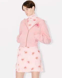 Sale Sudadera con capucha y cremallera ' Rose' Mujer Sudaderas y Hoodies|Novedades