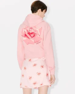 Sale Sudadera con capucha y cremallera ' Rose' Mujer Sudaderas y Hoodies|Novedades