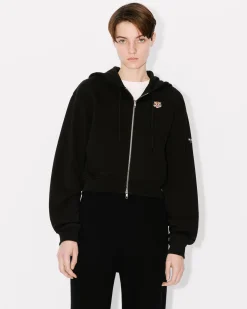 Hot Sudadera con cremallera bordada 'Lucky Tiger Crest' Mujer Sudaderas y Hoodies|Novedades