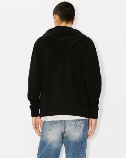 New Sudadera con cremallera bordada 'Lucky Tiger Crest' Mujer/Hombre Sudaderas y Hoodies|Lucky Tiger