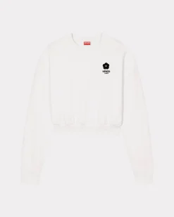Cheap Sudadera corta bordada 'Boke Flower 2.0' Mujer Sudaderas y Hoodies