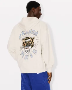 Flash Sale Sudadera oversize con capucha y bordado ' Drawn Varsity' Hombre Sudaderas y Hoodies