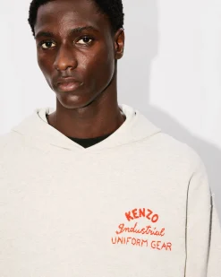 Flash Sale Sudadera oversize con capucha y bordado ' Drawn Varsity' Hombre Sudaderas y Hoodies