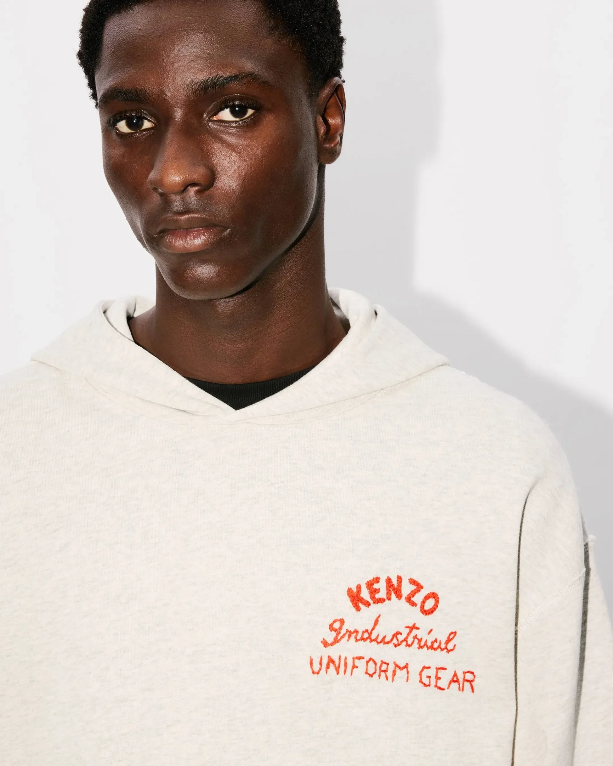Flash Sale Sudadera oversize con capucha y bordado ' Drawn Varsity' Hombre Sudaderas y Hoodies