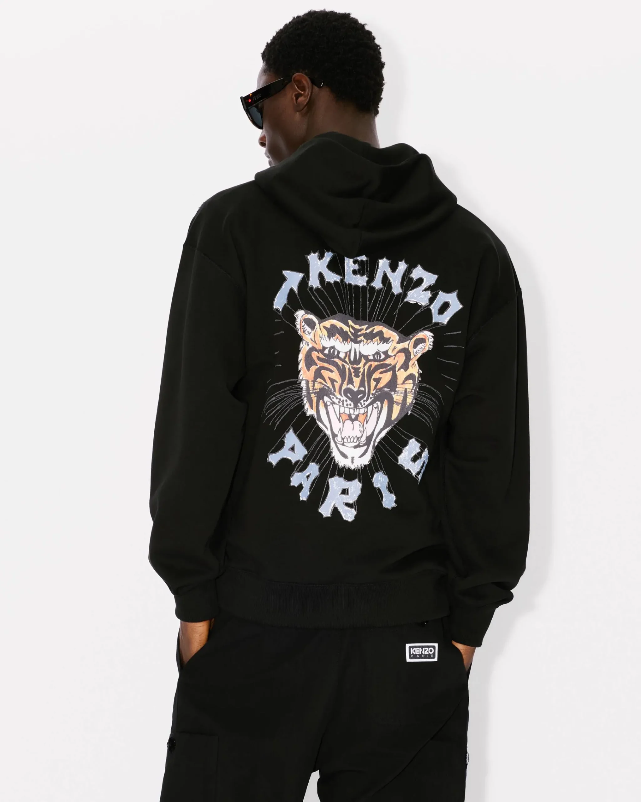 Best Sale Sudadera oversize con capucha y bordado ' Drawn Varsity' Hombre Sudaderas y Hoodies|Novedades