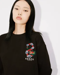 Clearance Sudadera regular con motivo 'Year of the Dragon' bordado Mujer Sudaderas y Hoodies