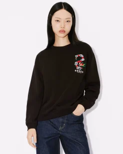 Clearance Sudadera regular con motivo 'Year of the Dragon' bordado Mujer Sudaderas y Hoodies