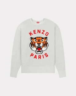 Discount Sudadera unisex oversize bordada ' Lucky Tiger' Mujer/Hombre Sudaderas y Hoodies|Novedades