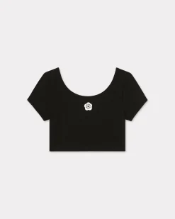 Cheap Top cropped bordado sin espalda 'BOKE 2.0' Mujer Camisas y Tops|Camisetas y Polos