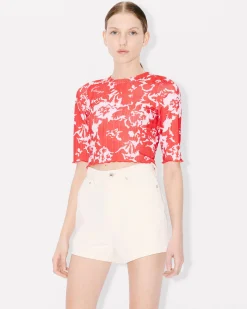 Store Top cropped ' Flower Camo' Mujer Camisas y Tops|Campaign Looks