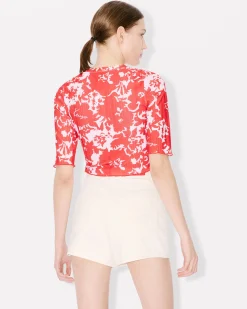Store Top cropped ' Flower Camo' Mujer Camisas y Tops|Campaign Looks