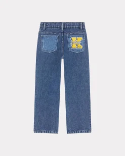 Discount Vaqueros con etiqueta y bordado 'Campus' Niños Niños (3-12 años)