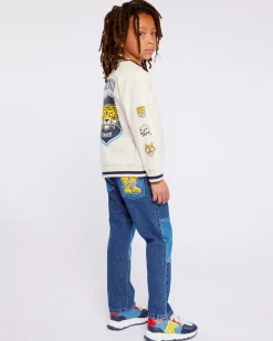 Discount Vaqueros con etiqueta y bordado 'Campus' Niños Niños (3-12 años)