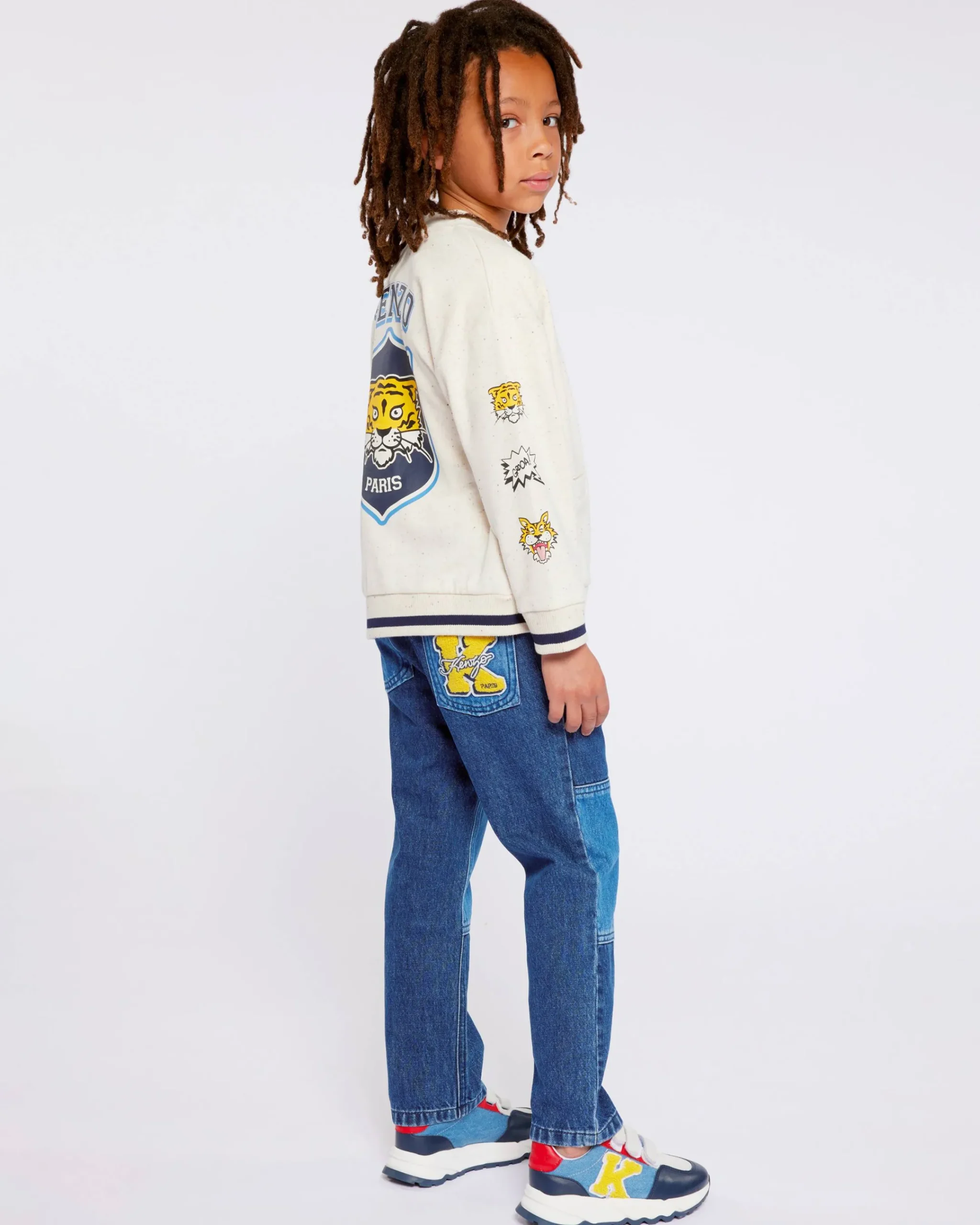 Discount Vaqueros con etiqueta y bordado 'Campus' Niños Niños (3-12 años)