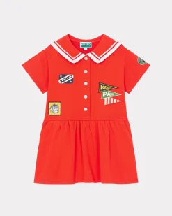 Clearance Vestido bordado de manga corta 'Sailor' Niñas (3-12 años)