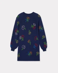 Flash Sale Vestido bordado ' Drawn Flowers' Mujer Vestidos y Faldas|Novedades