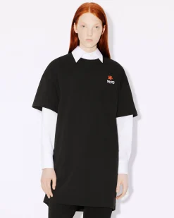 Outlet Vestido camiseta oversize logo 'Boke Flower' bordado Mujer Vestidos y Faldas|Boke Flower
