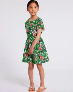 Flash Sale Vestido con bordado ingl&eacute;s 'Flower' Niñas (3-12 años)