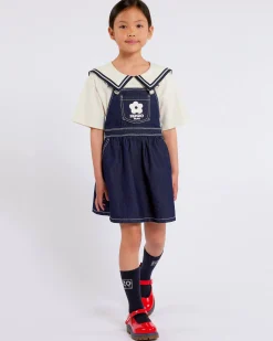Best Vestido de denim con tirantes 'Sailor' Niñas (3-12 años)