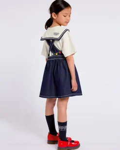 Best Vestido de denim con tirantes 'Sailor' Niñas (3-12 años)