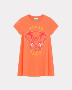 Cheap Vestido de manga corta de algod&oacute;n Niñas (3-12 años)