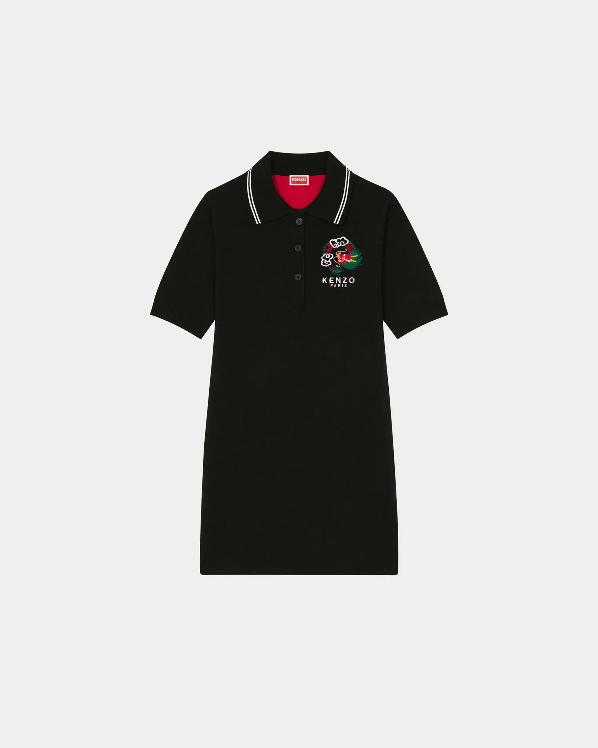 Clearance Vestido tipo polo bordado &lsquo;Year of the Dragon&rsquo; Mujer Vestidos y Faldas