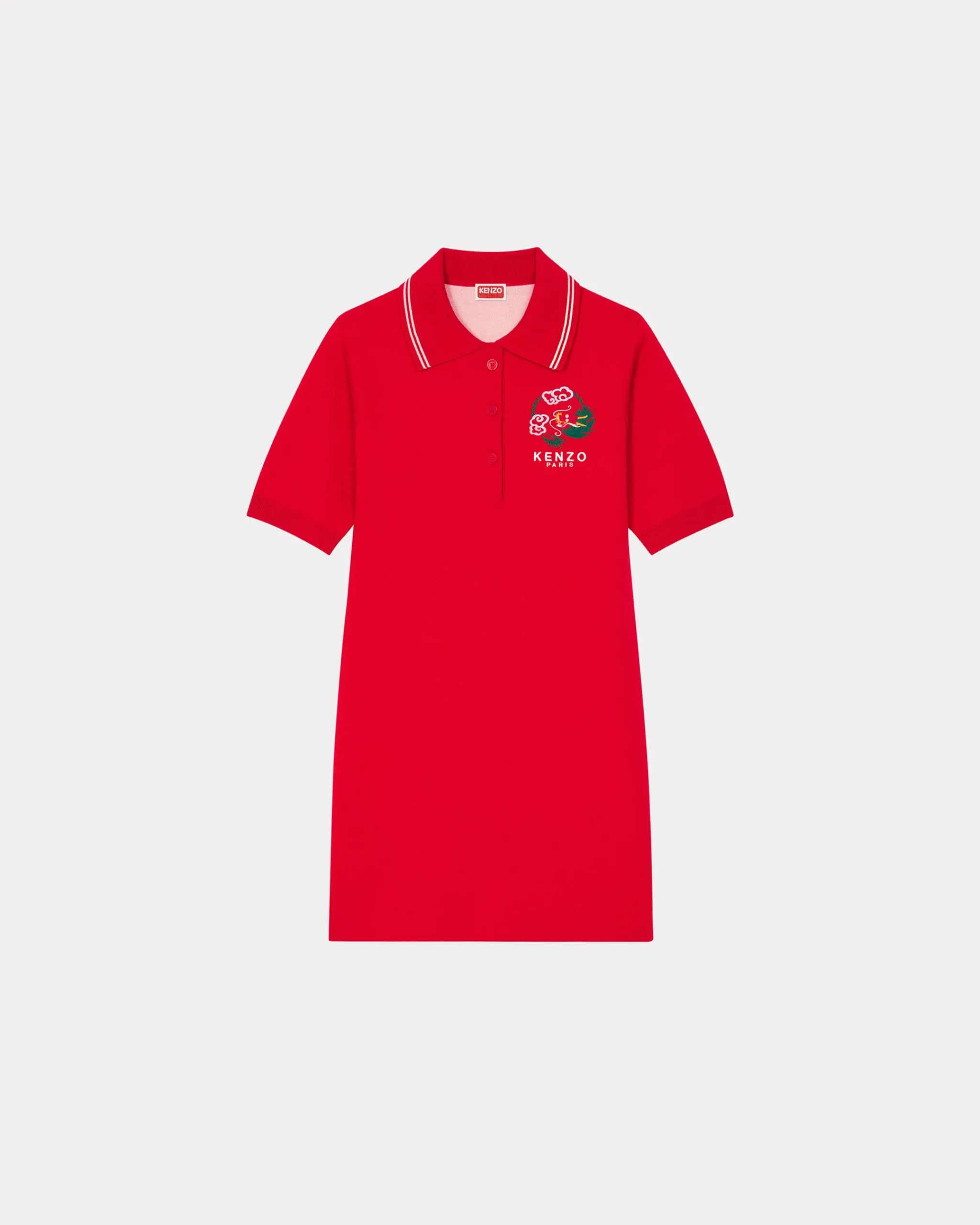 Clearance Vestido tipo polo bordado &lsquo;Year of the Dragon&rsquo; Mujer Vestidos y Faldas
