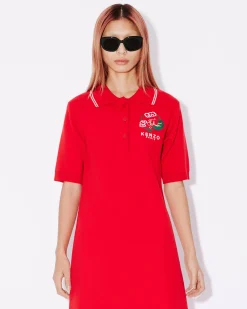 Clearance Vestido tipo polo bordado &lsquo;Year of the Dragon&rsquo; Mujer Vestidos y Faldas